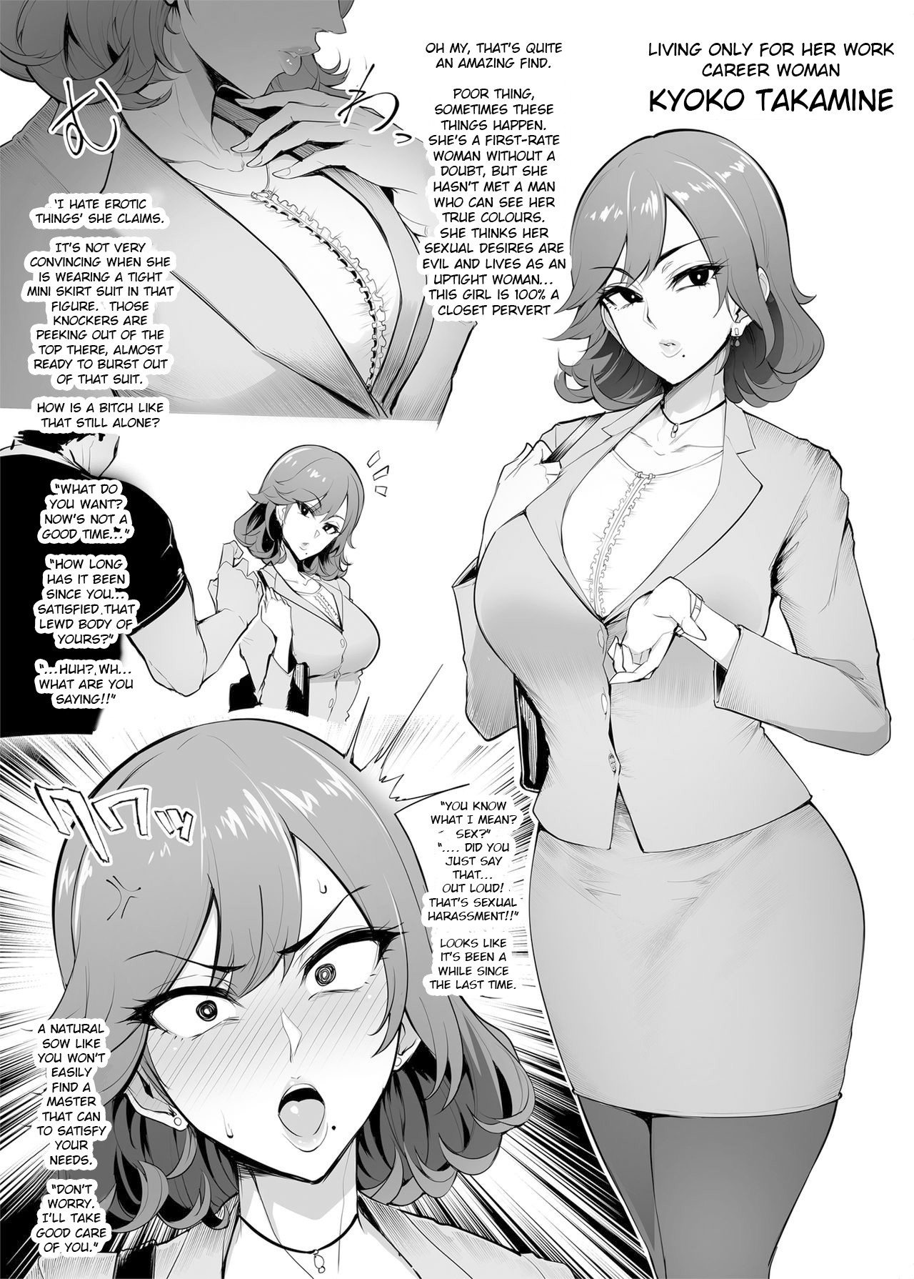 Hentai Manga Comic-4 Bitches, 4 Page Training Records-Read-10